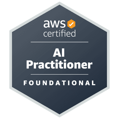 Amazon Web Services (AWS) certification badge