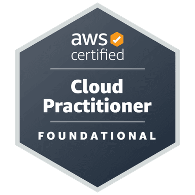 Amazon Web Services (AWS) certification badge